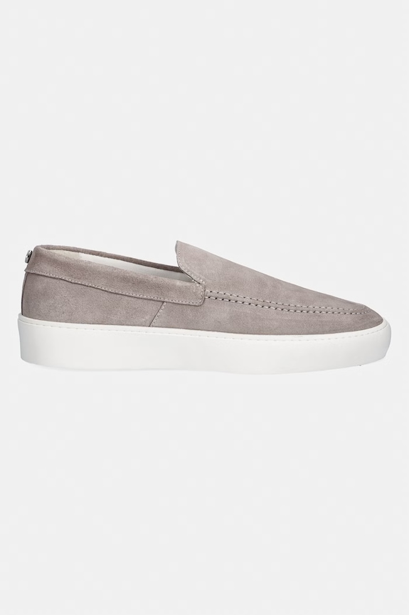 Μοκασίνια σουέτ Steve Madden Leyton 12000834.005 γκρί SS26