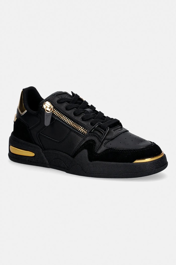 Kožne tenisice Giuseppe Zanotti GZ/Ghost brušena koža crna RU50015.001
