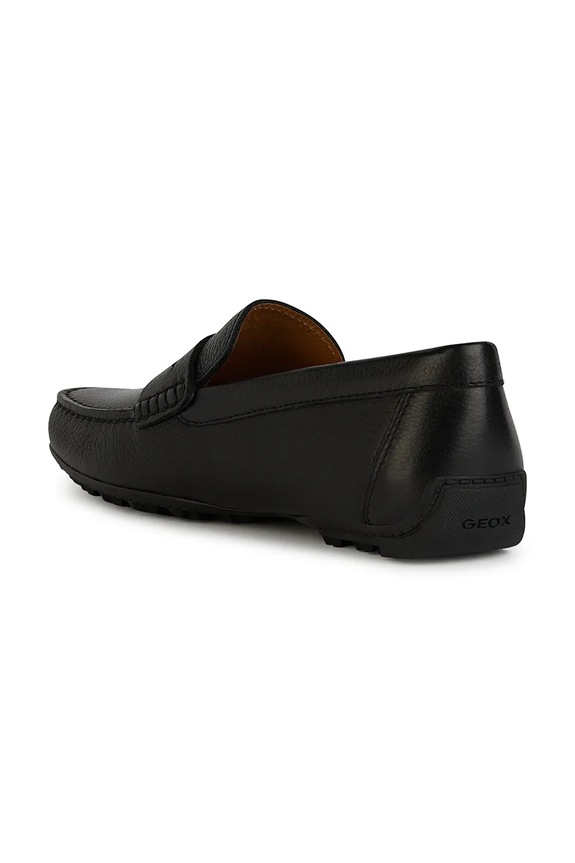 Kožne mokasinke Geox U KOSMOPOLIS + GRIP crna U35CFB00034C9997