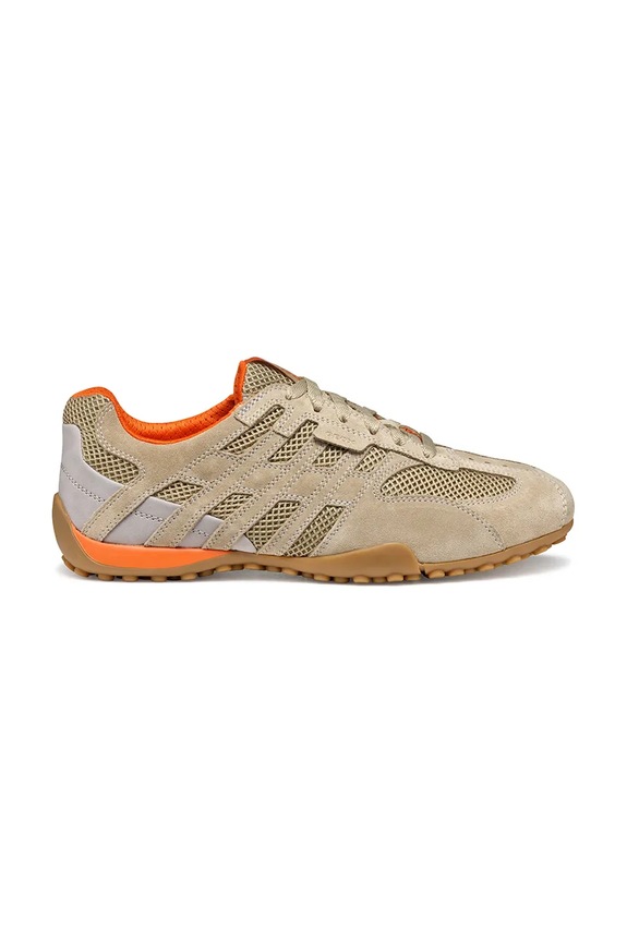 Geox sneakersy U SNAKE ORIGINAL tekstylny beżowy U55MNA02214C5004