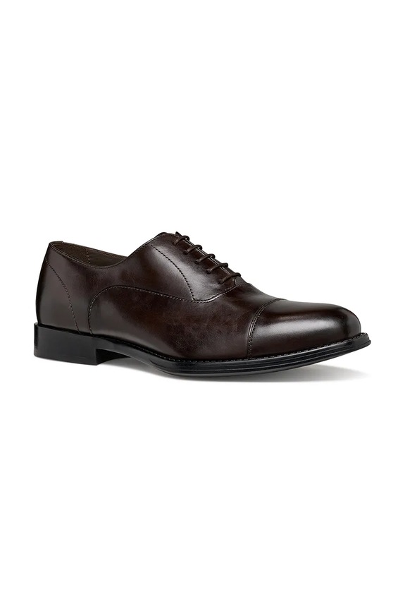 Kožne cipele Geox U BARBERIGO U56MBD00043C6010 smeđa SS26
