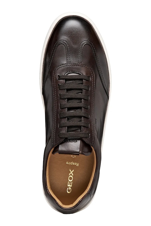 Geox sneakers in pelle U REGIO U65CHB00043C6009 marrone