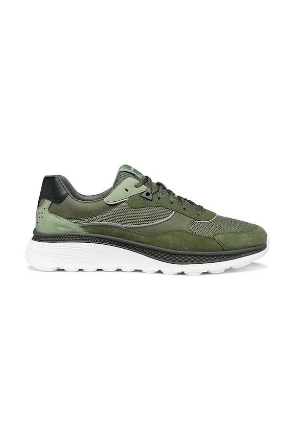 Кроссовки Geox U SPHERICA ACTIF X1 кожа зелёный U65HUA01422C3704