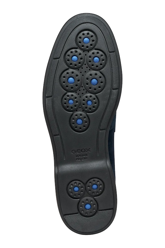 Geox mocassini in camoscio U SPHERICA EC17 U65LAA00020C4002