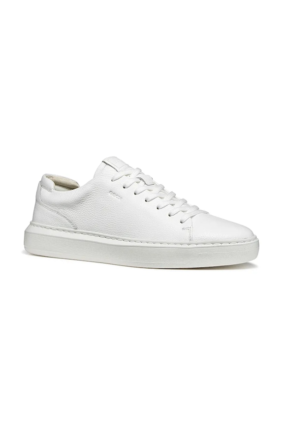 Δερμάτινα sneakers Geox U DEIVEN U655WA00047C1000 λευκό SS26
