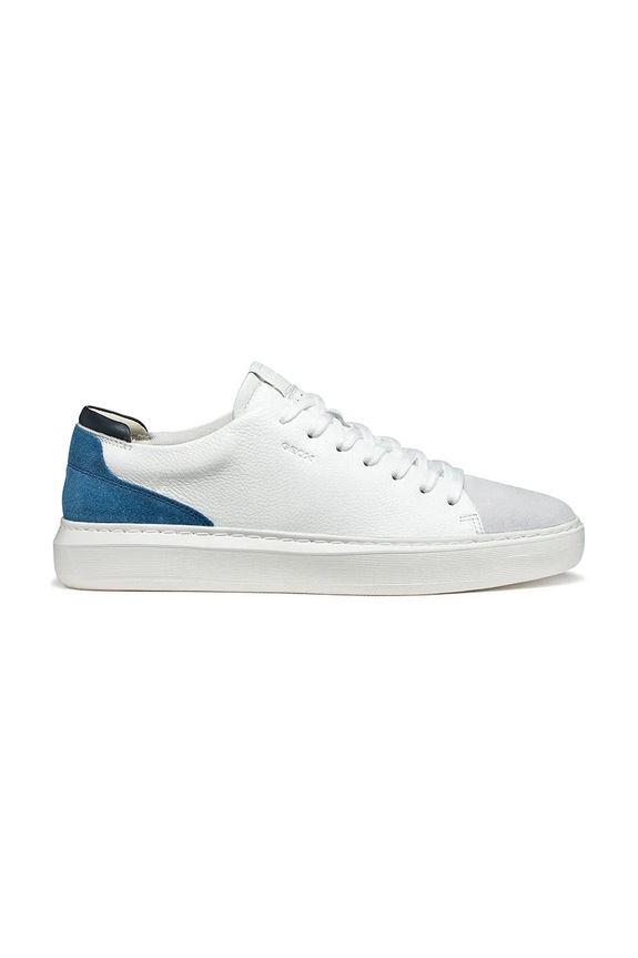 Geox sneakers in pelle U DEIVEN pelle fiore bianco U655WA04722C0006