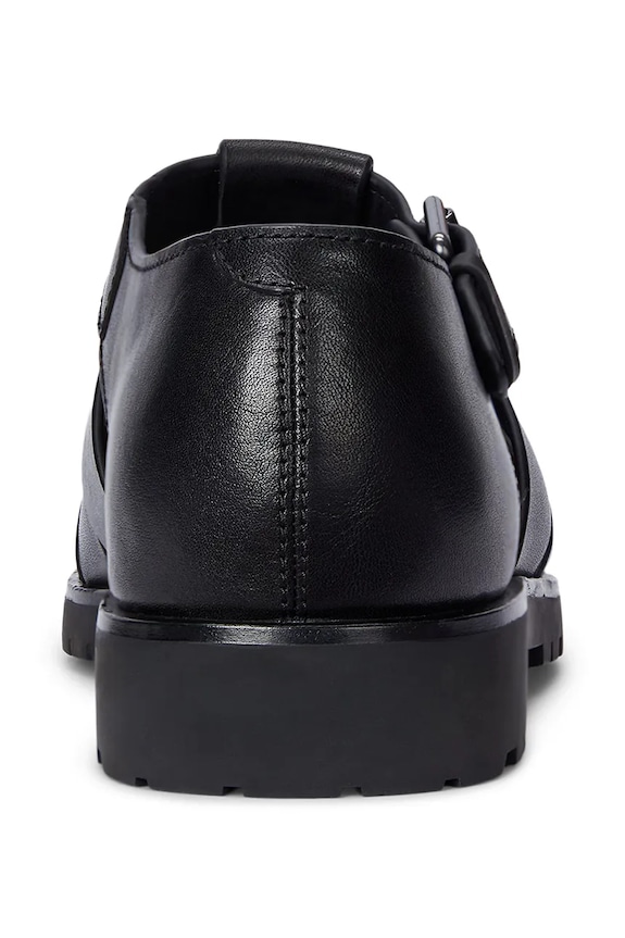 Polo Ralph Lauren σανδάλια Ανδρικά δερμάτινα Finn Lug μαύρο 803961442002.001