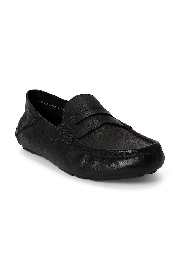 Polo Ralph Lauren mokasinke za muškarce kožne Anders Collp 803P07633001.001 crna SS26