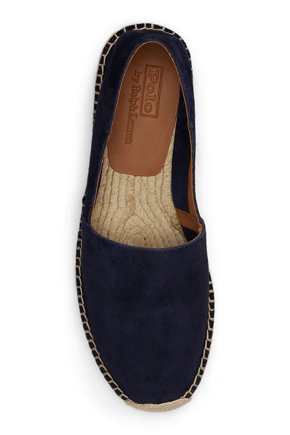 Замшевые эспадрильи Polo Ralph Lauren Cevio V2 Clp тёмно-синий 803P07638002.400