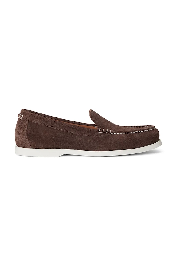 Polo Ralph Lauren mokasíny pánske semišové Merton Vnetn hnedá 803P09766001.201