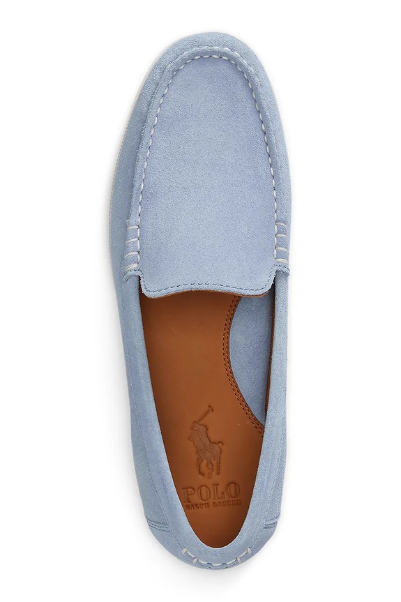 Boty Polo Ralph Lauren mokasíny pánské kožené Merton Vnetn 803P09766003.400 modrá