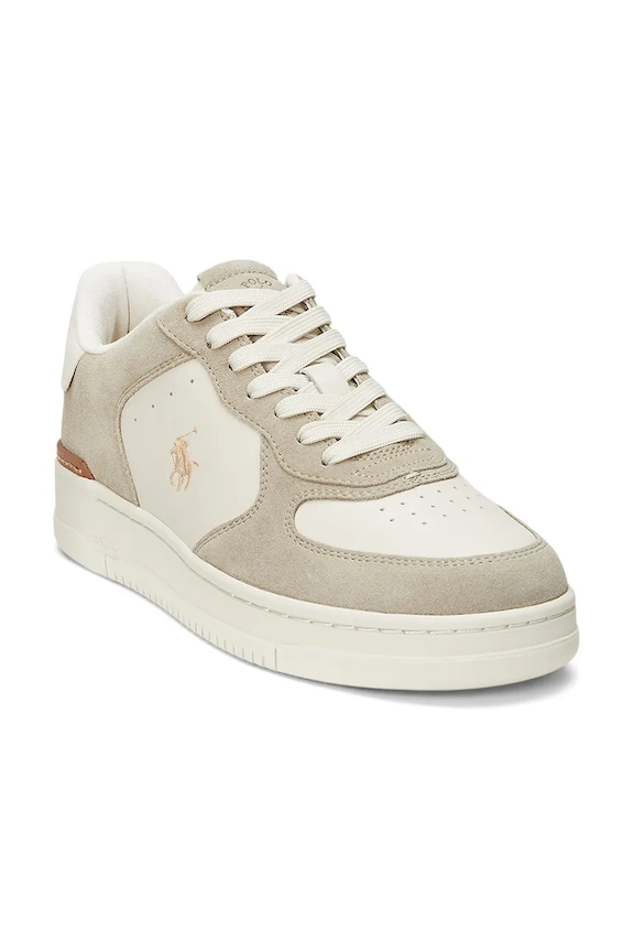 Polo Ralph Lauren Masters Crt pánske kožené tenisky 809945251002.101 béžová SS26