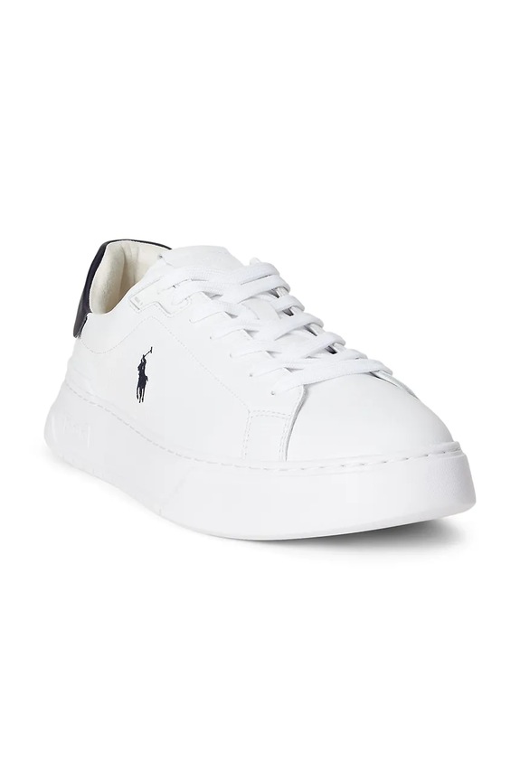 Polo Ralph Lauren sneakers din piele Rlite Court 809974097001.100 alb SS26