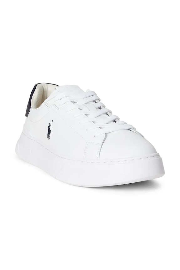 Polo Ralph Lauren sneakers din piele Rlite Court 809974097001.100 alb SS26
