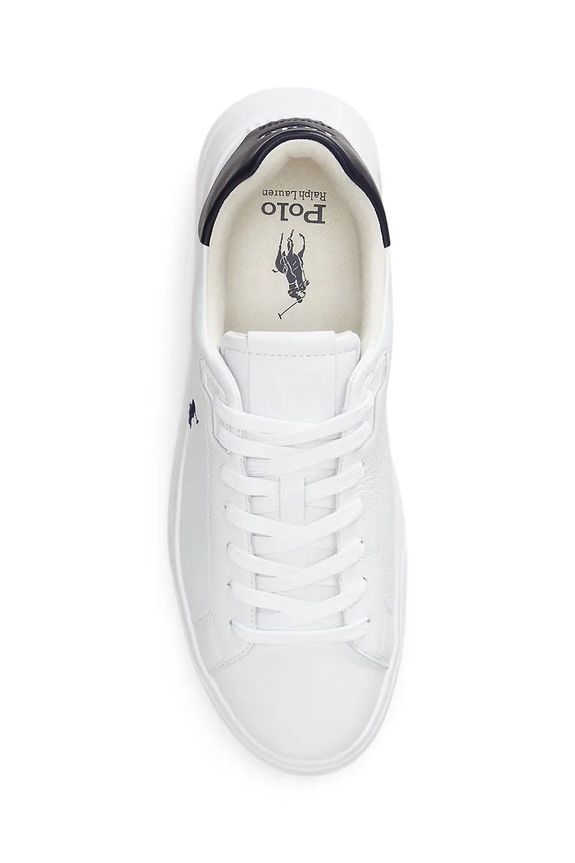 Polo Ralph Lauren sneakers din piele Rlite Court alb 809974097001.100