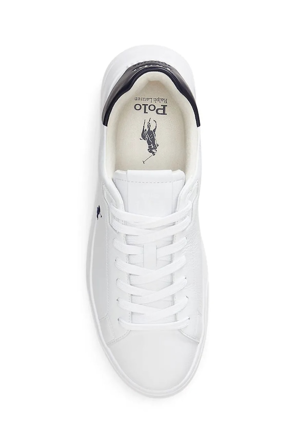 Polo Ralph Lauren sneakers din piele Rlite Court alb 809974097001.100