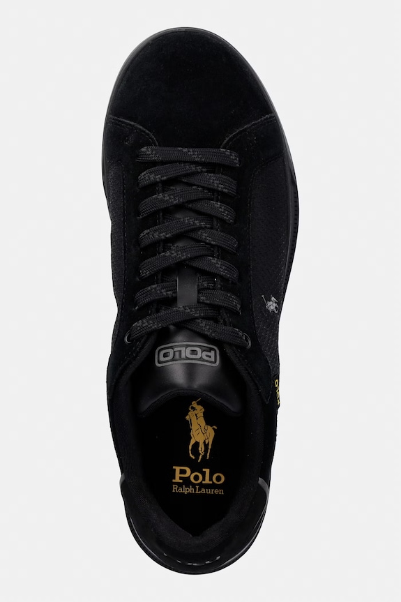 Polo Ralph Lauren Hrt Ct Utily tenisice za muškarce od brušene kože crna 809P07160001.001