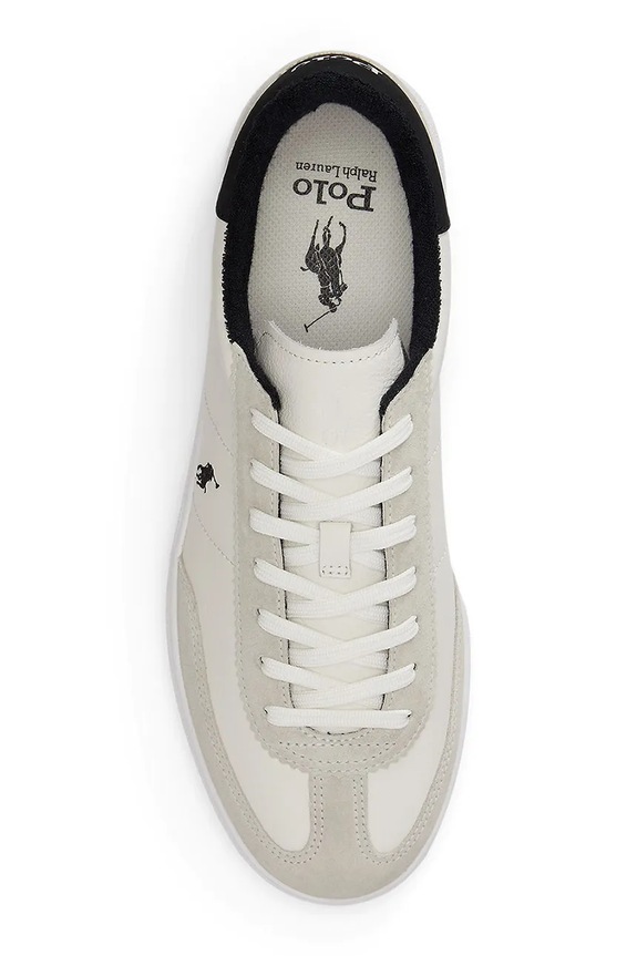 Polo Ralph Lauren sneakers din piele Bedford Pp alb 809P07173001.100