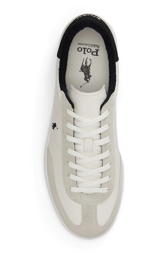 Polo Ralph Lauren sneakers din piele Bedford Pp alb 809P07173001.100