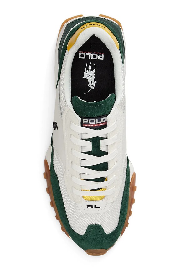 Obuwie Polo Ralph Lauren Eldridge sneakersy męskie zamszowe 809P07523002.100 biały