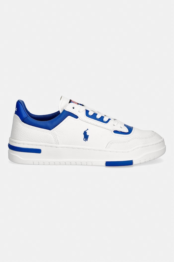 Polo Ralph Lauren Kenmare sneakers bărbătești din piele 809P07528002.100 alb SS26
