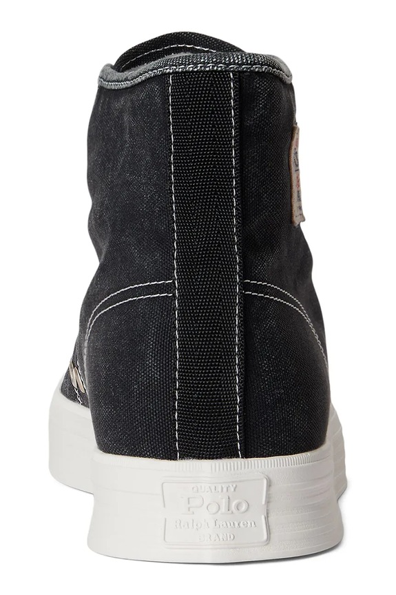 Polo Ralph Lauren Ayers Mid teniși înalți pentru bărbați, din nubuc negru 809P07628003.001