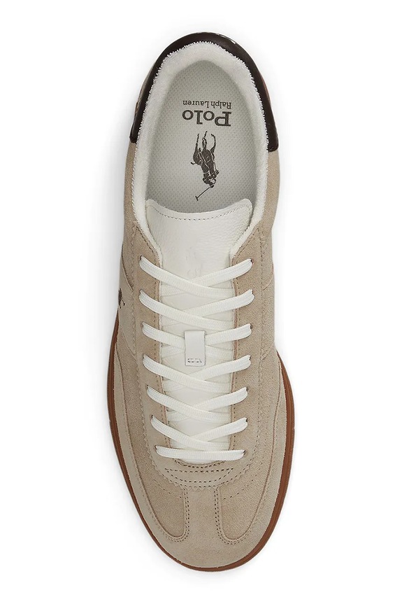 Polo Ralph Lauren sneakers din piele întoarsă Mdrn Trn 200 bej 809P09753005.250