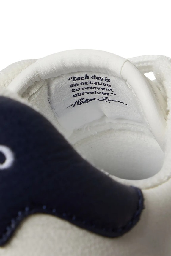 Polo Ralph Lauren sneakers din piele pentru bărbați Court Vlc Pp 816P07630003.100 alb