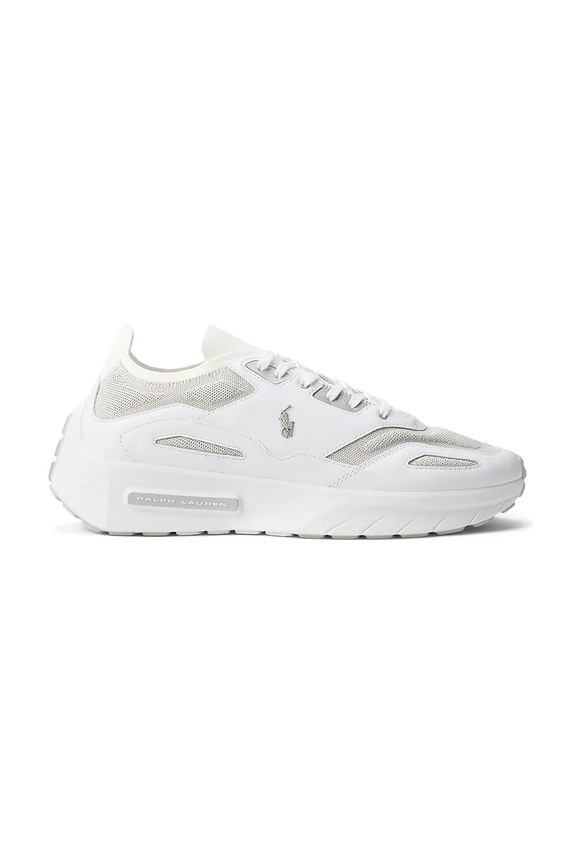 Polo Ralph Lauren Boerum Knit sneakers pentru bărbați, din piele alb 809P07533001.100