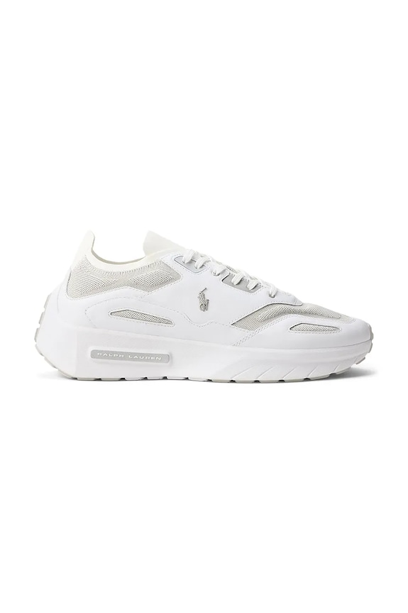 Polo Ralph Lauren Boerum Knit sneakers pentru bărbați, din piele alb 809P07533001.100