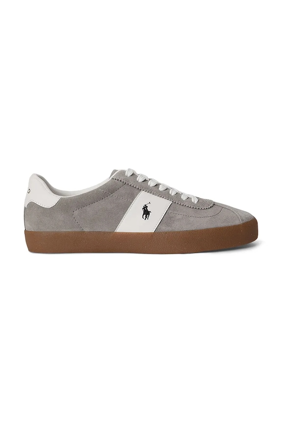Polo Ralph Lauren Court Vlc Pp sneakers pentru bărbați, din piele gri 816P07629003.020