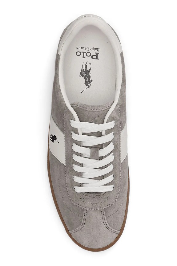 Încălțăminte Polo Ralph Lauren Court Vlc Pp sneakers pentru bărbați, din piele 816P07629003.020 gri