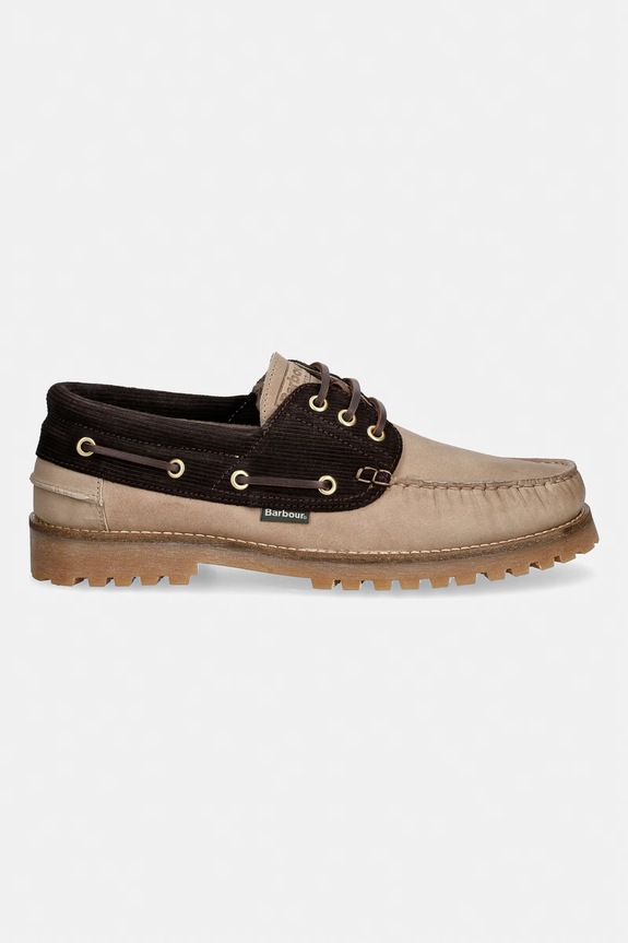 Barbour mokasíny pánske kožené Deck MFO0795BE34 béžová SS26