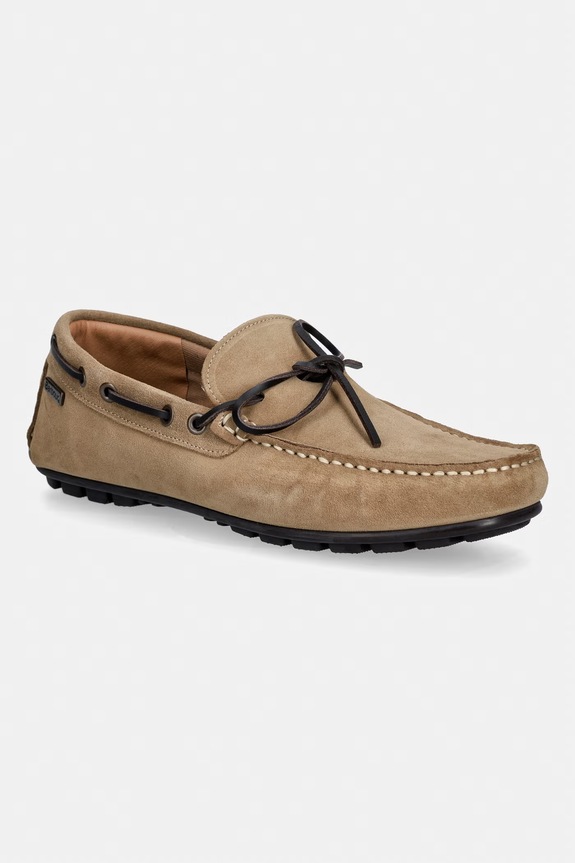 Barbour mokasíny pánske semišové Courage béžová MFO0796BE31