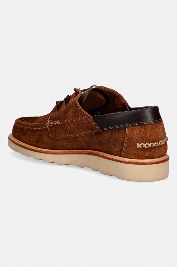 Boty Barbour Murtun polobotky pánské semišové MFO0833TA32 hnědá