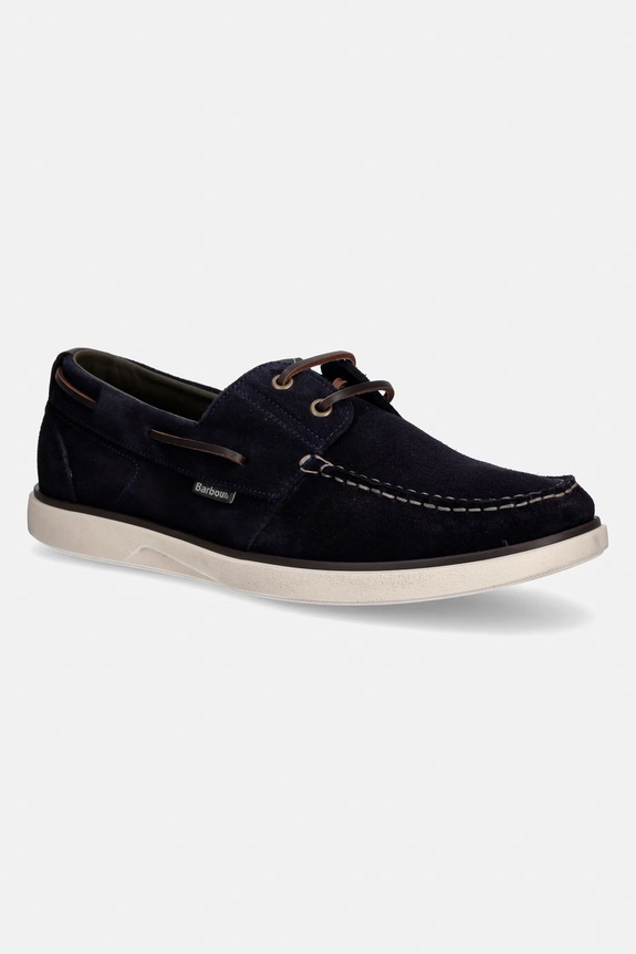 Barbour mokasyny męskie zamszowe Rothley granatowy MFO0835NY97