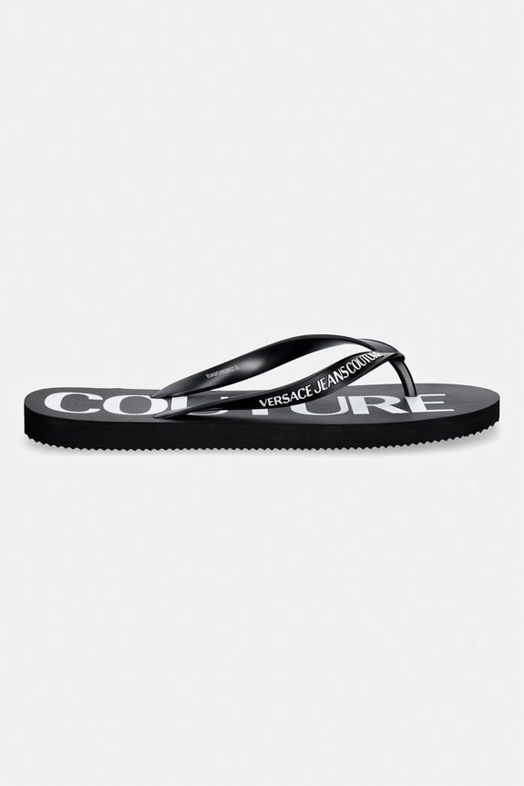 Versace Jeans Couture japonki męskie 80YA3SQ7.ZSS81.L01 czarny SS26