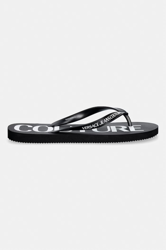 Versace Jeans Couture japonki męskie 80YA3SQ7.ZSS81.L01 czarny SS26