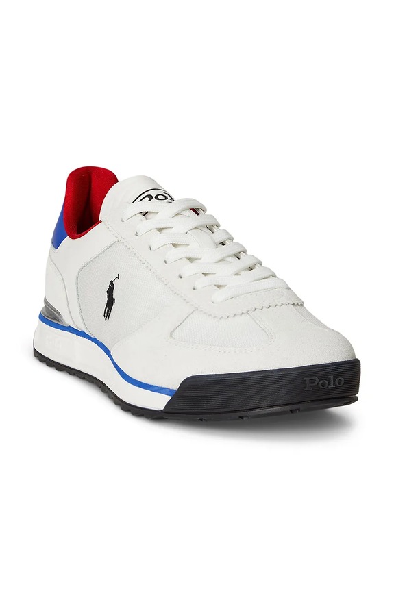 Polo Ralph Lauren sneakersy SUEDE/LEATHER/NYLON 809P01640001 biały SS26