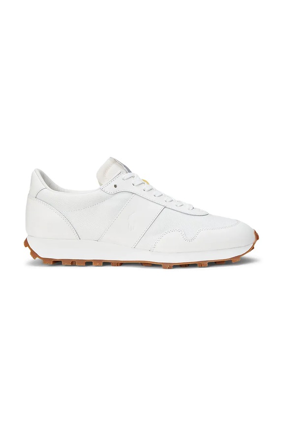Polo Ralph Lauren sneakers CALF/MESH pelle fiore bianco 804956686001