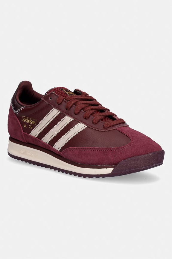 adidas Originals SL 72 sneakers ανδρικά δερμάτινα μπορντό HQ4910