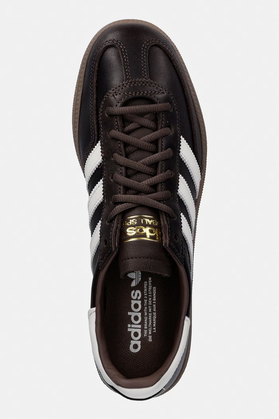 adidas Originals Handball Spezial sneakers da uomo in pelle marrone KI8581