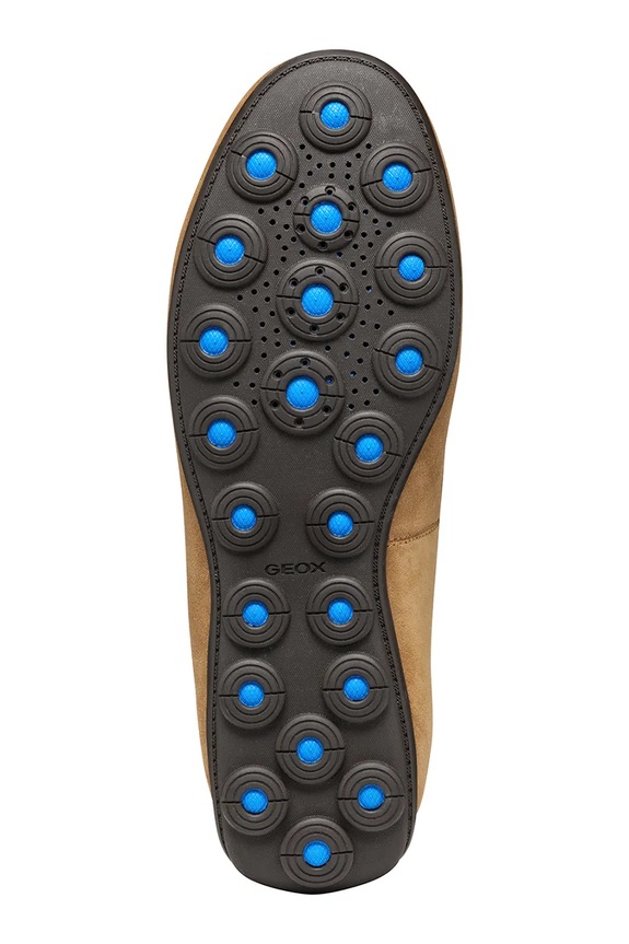 Замшевые мокасины Geox U SPHERICA EC16 U55HYA00022C6018