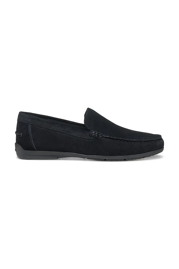 Geox mocassini in camoscio U SIRON formale blu navy U55Q3A00022C4002