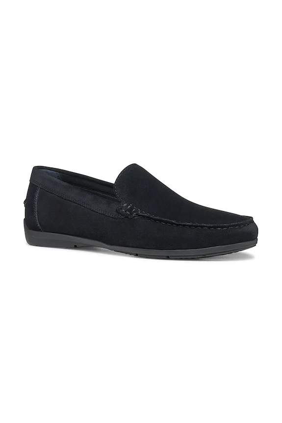 Geox mocassini in camoscio U SIRON U55Q3A00022C4002 blu navy SS26