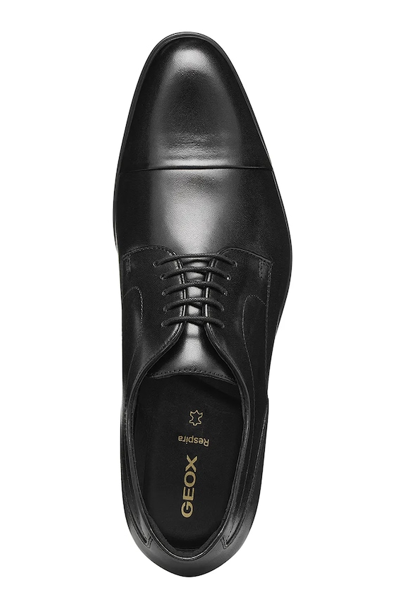 Δερμάτινα κλειστά παπούτσια Geox U IACOPO U659GB00043C9999 μαύρο