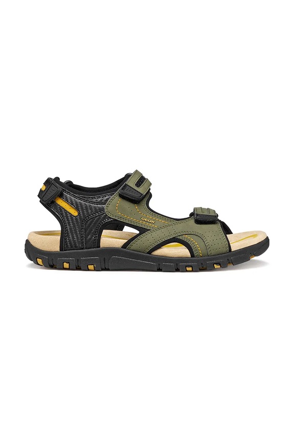 Geox sandały trekkingowe męskie UOMO SANDAL STRADA zielony U8224D0EKBCCB39B
