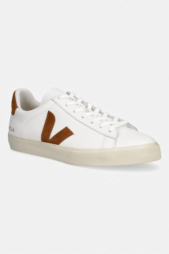 Δερμάτινα sneakers Veja CAMPO LEATHER λείο δέρμα λευκό CP0521058B