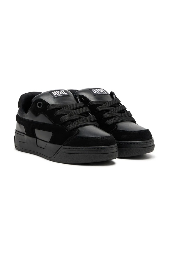Diesel S-D-Ollie Low sneakers Ανδρικά δερμάτινα Y03796.P7476.T8013 μαύρο SS26