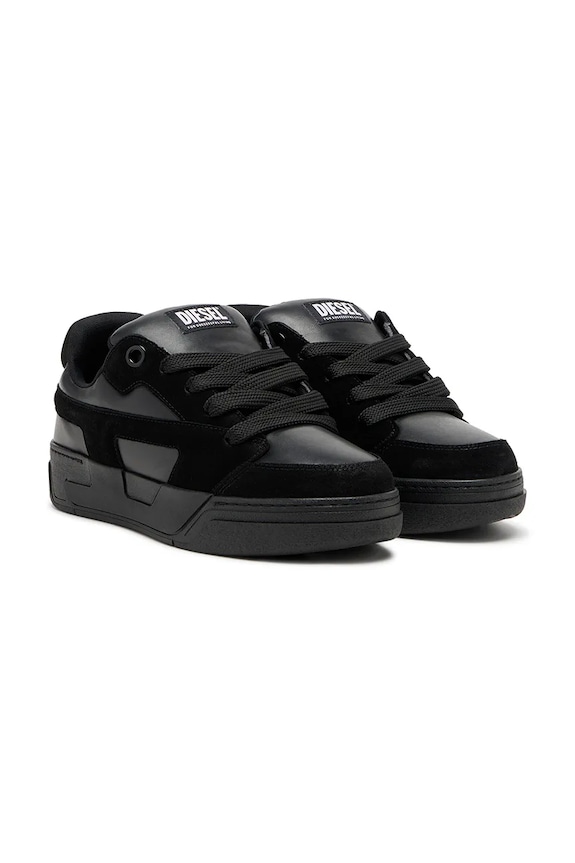 Diesel S-D-Ollie Low sneakers Ανδρικά δερμάτινα Y03796.P7476.T8013 μαύρο SS26